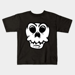 surprised skull Kids T-Shirt